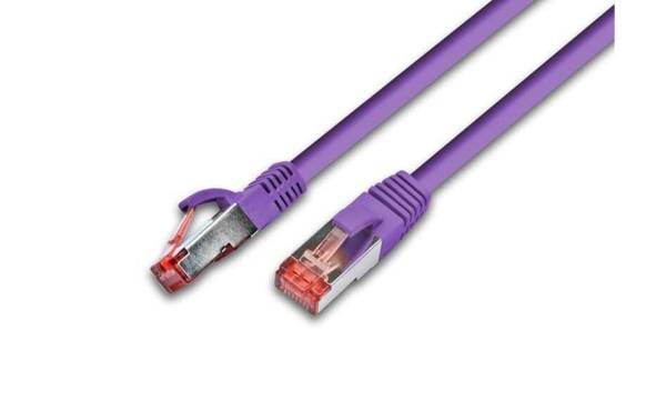 Wirewin Patchkabel Cat 6, S/FTP, 0.25 m, Violett