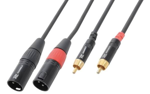 PD Connex Audio-Kabel CX66-3 XLR 3 Pole, female - Cinch 3 m