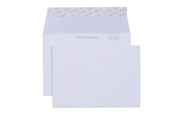 Briefumschlag Prestige B6 120g,weiss,o.Fenster 25 Stück ELCO 70396.12