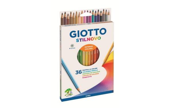 Giotto Farbstifte Stilnovo Kartonbox Mehrfarbig, 36 Stück