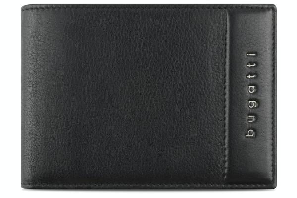 "Nome" Scheintasche mit Klappe, Querformat/ wallet horizontal, with flap