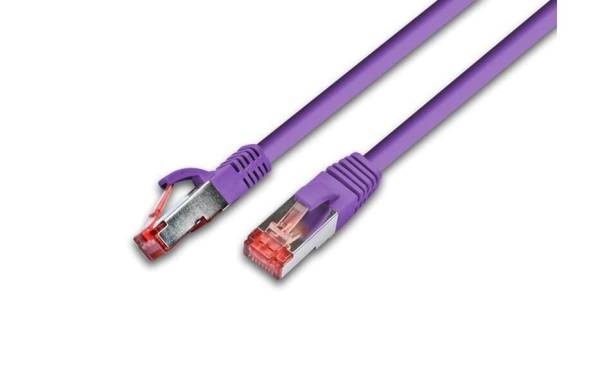 Wirewin Patchkabel Cat 6, S/FTP, 4 m, Violett