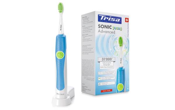 Trisa Schallzahnbürste Sonic Advanced Young Blau