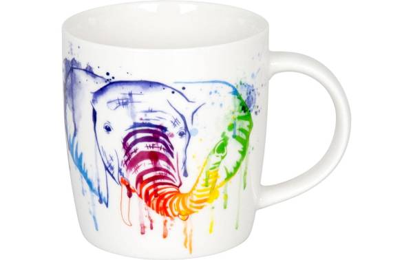 Könitz Kaffeetasse Elefant watercoloured Animals 350 ml, 1 Stück