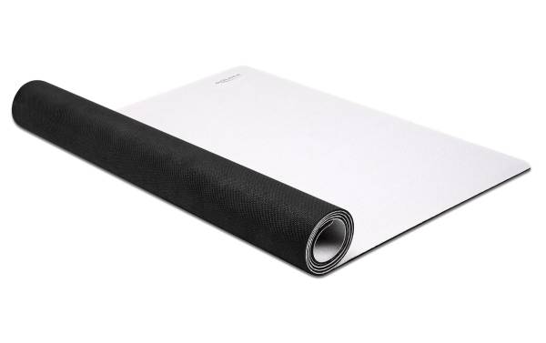 Delock Mausmatte 900 x 500 x 2 mm Weiss