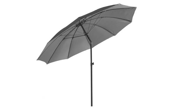 COCON Sonnenschirm TR-004, Ø 270 cm, Push-up, Grau