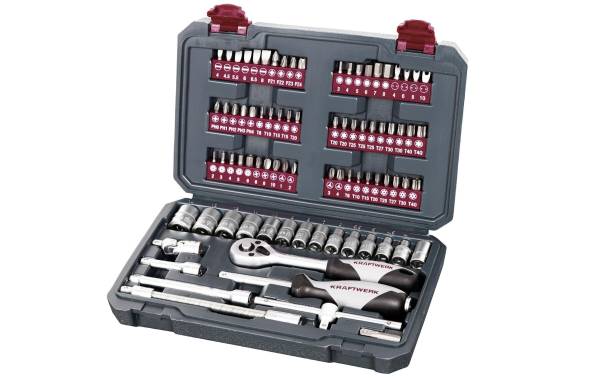 Kraftwerk Steckschlüssel-Set Basic-Line, 1/4, 82-teilig