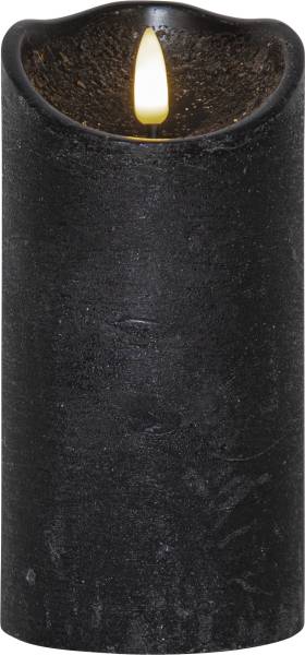 LED Pillar Kerze Flamme Rustic