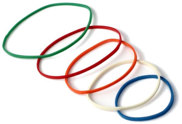 Läufer Gummiringkarte RONDELLA, Farben/Größen sortiert
