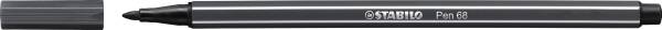 Fasermaler Pen 68 1mm schwarzgrau STABILO 68/97