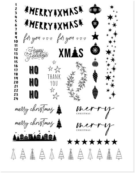 I AM CREATIVE Kerzentattoo A4 4010.71 Xmas I