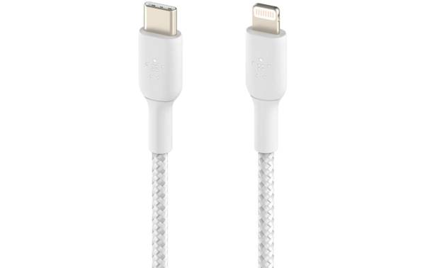 Belkin USB-Ladekabel Braided Boost Charge USB C – Lightning 2 m