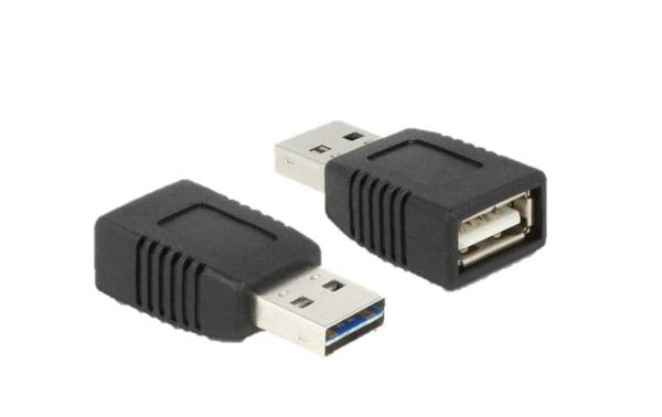 Delock USB 2.0 Adapter Easy USB-A Stecker – USB-A Buchse