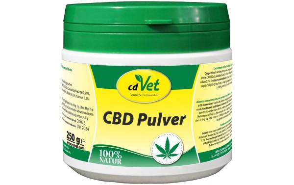 cdVet CBD Pulver 250g für Hunde & Pferde