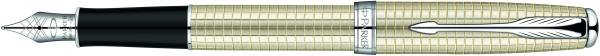 PARKER Füllfederhalter F S0912490 SONNET cisele silver