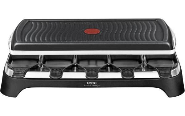 Tefal Raclette-Grill RE4588, für 10 Personen, schwarz