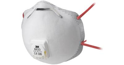 3M Atemschutzmaske 8833 – Klassik, Schutzstufe: FFP3
