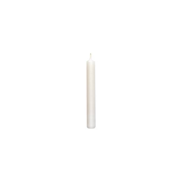 Kerze weiß 13 x 100 mm für Lampion - 6 Stück