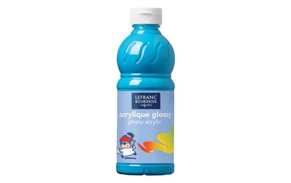 LEFRANC Acrylfarbe Glossy 500 ml, Türkis