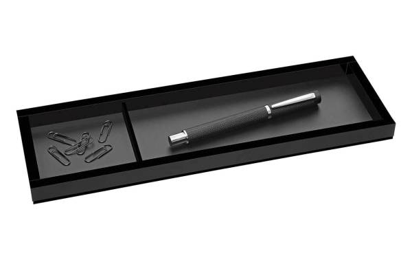 WEDO Stifteschale "black office", 2 Fächer, schwarz