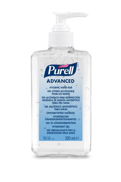 Purell Advanced Händedesinfektionsgel – Pumpflasche à 300ml