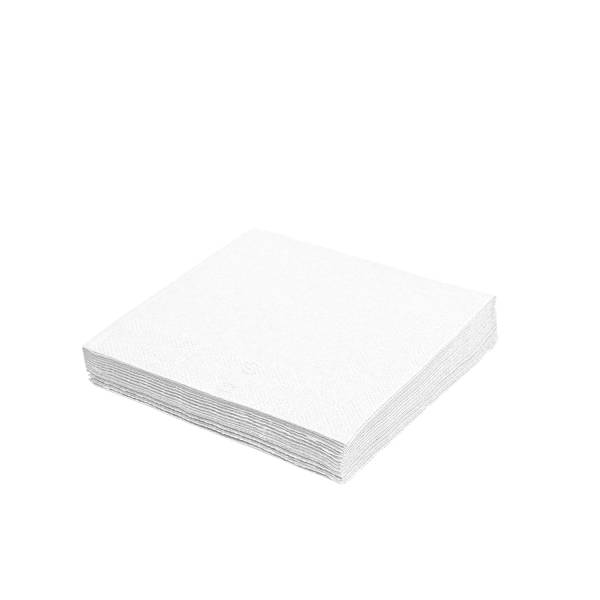 Serviette 1-lagig weiß 30 x 30 cm – 70 Stück