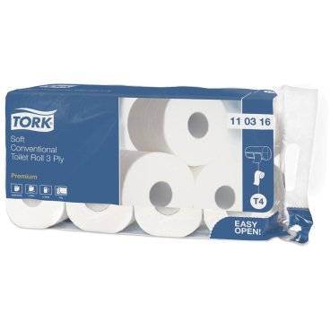TORK-110316 weiches Kleinrollen Toilettenpapier Premium 8.St – 3-lag – T4