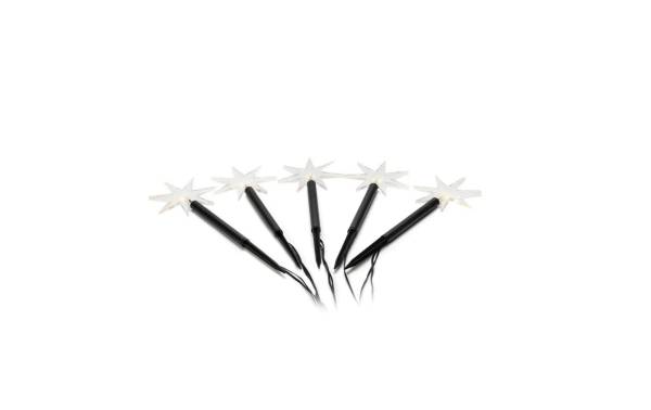 Konstsmide LED-Figur Stern, 24 cm, 5er Set