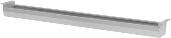 APOLLO Kabelwanne 126cm VKC16/S grau, für 160cm Tische