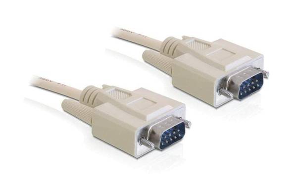 Delock Anschlusskabel RS-232 DB9 – RS-232 DB9 (m-m) 10 m