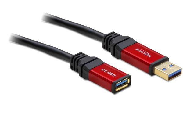 Delock USB 3.0-Verlängerungskabel Premium USB A – USB A 2 m