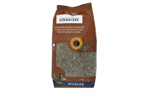 Eric Schweizer Wintervogelfutter Sonnenblumenkerne gestreift, 1 kg