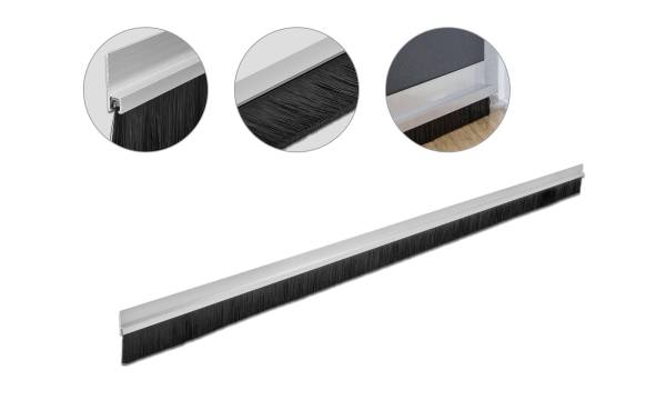 Delock Türdichtschiene Alu-Profil Gerade, 1 m x 40 mm