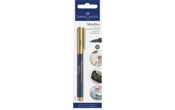 Faber-Castell Fasermaler Metallics 1.5 mm, Gold