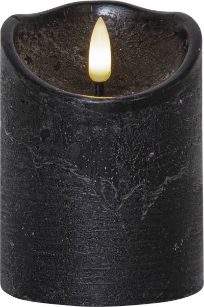 LED Pillar Kerze Flamme Rustic