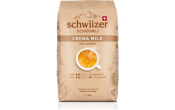 Schwiizer Kaffeebohnen Crema Mild 1 kg