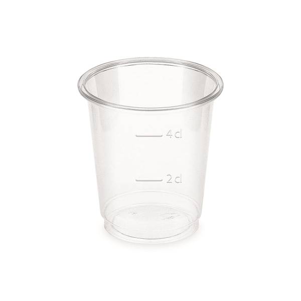 Becher (PLA) glasklar 48mm 2cl,4cl – 40 Stück