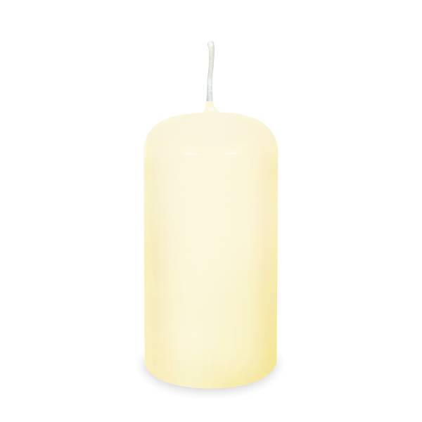Stumpenkerze champagner 60 x 120 mm – 1 Stück
