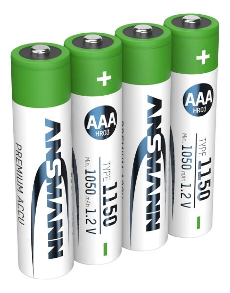 NiMH Akku Micro AAA Typ 1150 (min. 1050 mAh)