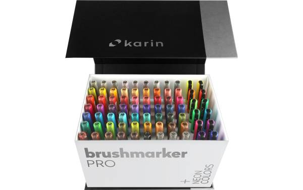 Brush Marker PRO Mega Box 72 Farben KARIN 27C13