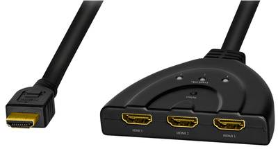 LogiLink 4K HDMI Splitter/Switch, bidirekt, Pigtail, schwarz