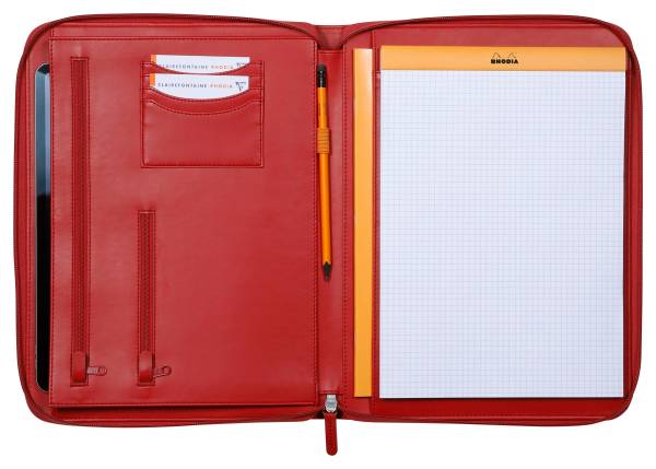 RHODIA Konferenzmappe A4 168122C rot