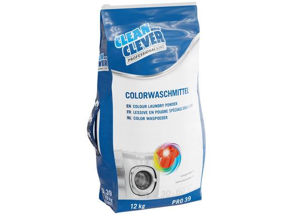 CLEAN and CLEVER Colorwaschmittel PRO 39, Sack à 12 kg