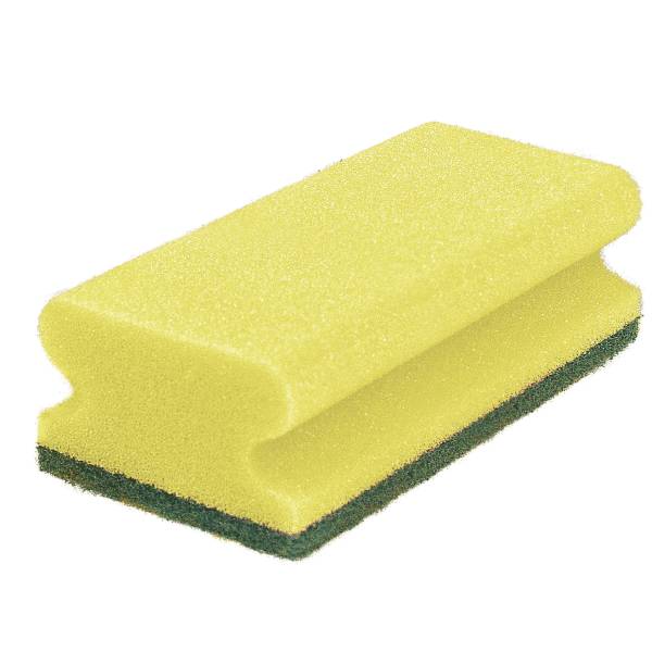 100x Pad-Schwämme Vlies normal 10er gelb/grün 153x86x42mm