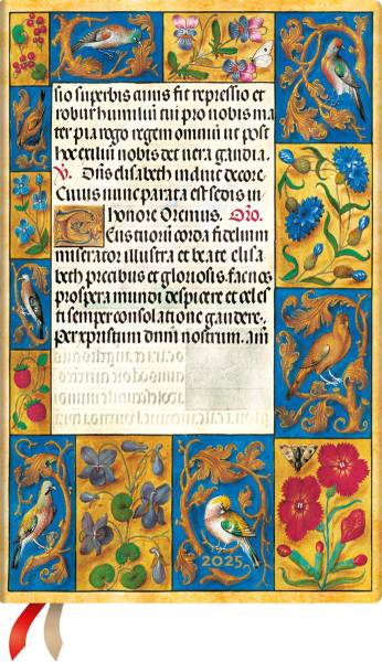 PAPERBLANKS Agenda Spinola-Stundenb. 2025 DHD6046 1W/2S HOR Maxi HC DE 13.5x21cm