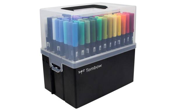 Tombow Doppelfasermaler "ABT DUAL BRUSH PEN",108er Stiftebox