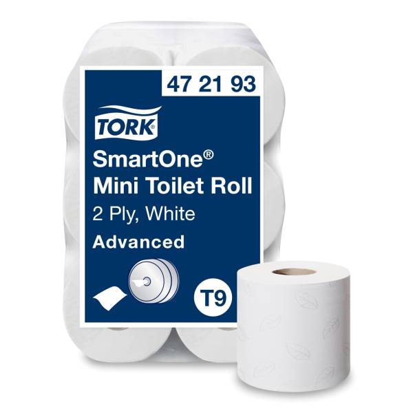 TORK-472193 SmartOne Mini Toilettenpapierrolle - T9