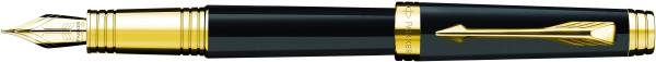 PARKER Füllfederhalter F S0887810 PREMIER Black gold