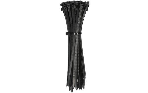 Max Hauri Kabelbinder 100 Stück Schwarz 20 cm x 4.5 mm