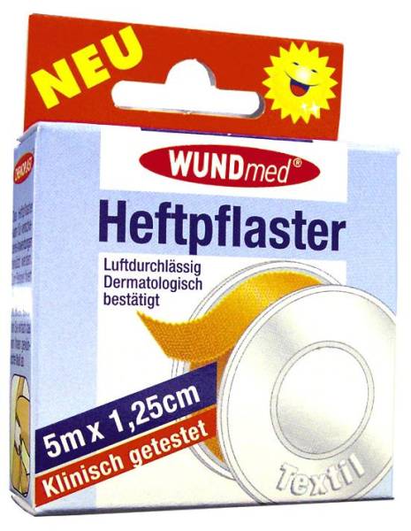 Wundmed Heftpflaster 5m x1,25 cm mit Schutzhülle (Classic)